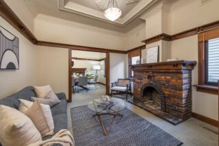 Exquisite Art Deco charm in Hawthorn 🤎 Timeless world of 10-foot decorative ceilings, bold hardwood features, tapestry-brick fireplaces and ornate pendant lights ⏳Styled by @zooshpropertystyling #zooshpropertystyling #zooshinteriors #zoosh #property #realestate #propertystyling #homestaging #stagedhomes #styling #interior #design #hirefurniture #sellinghouses #sellinghousesaustralia #propertymelbourne #homestagingmelbourne #realestatemelbourne #melbourne #interiorstyling #style @realestate_com_au @domain_melbourne @nelsonalexanderrealestate